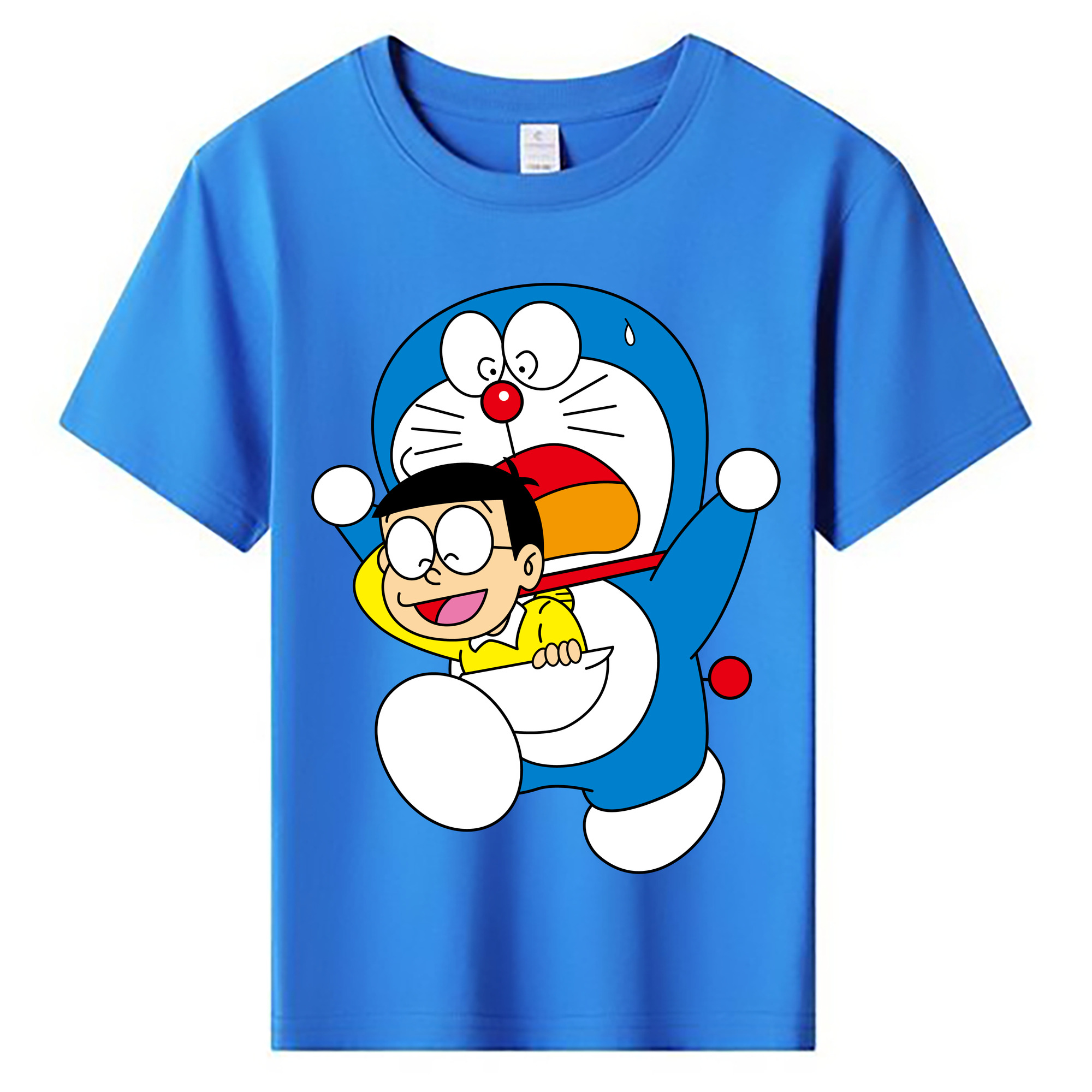 （画像用） ドラえもん Doraemon 綿100％キッズTシャツ（フロントプリント）